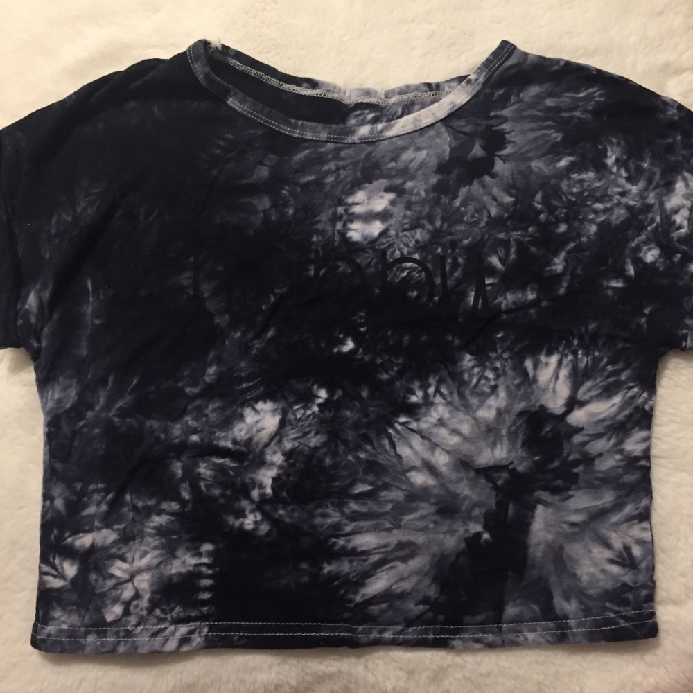 SHEIN “Happy” Cropped T Shirt NWOT